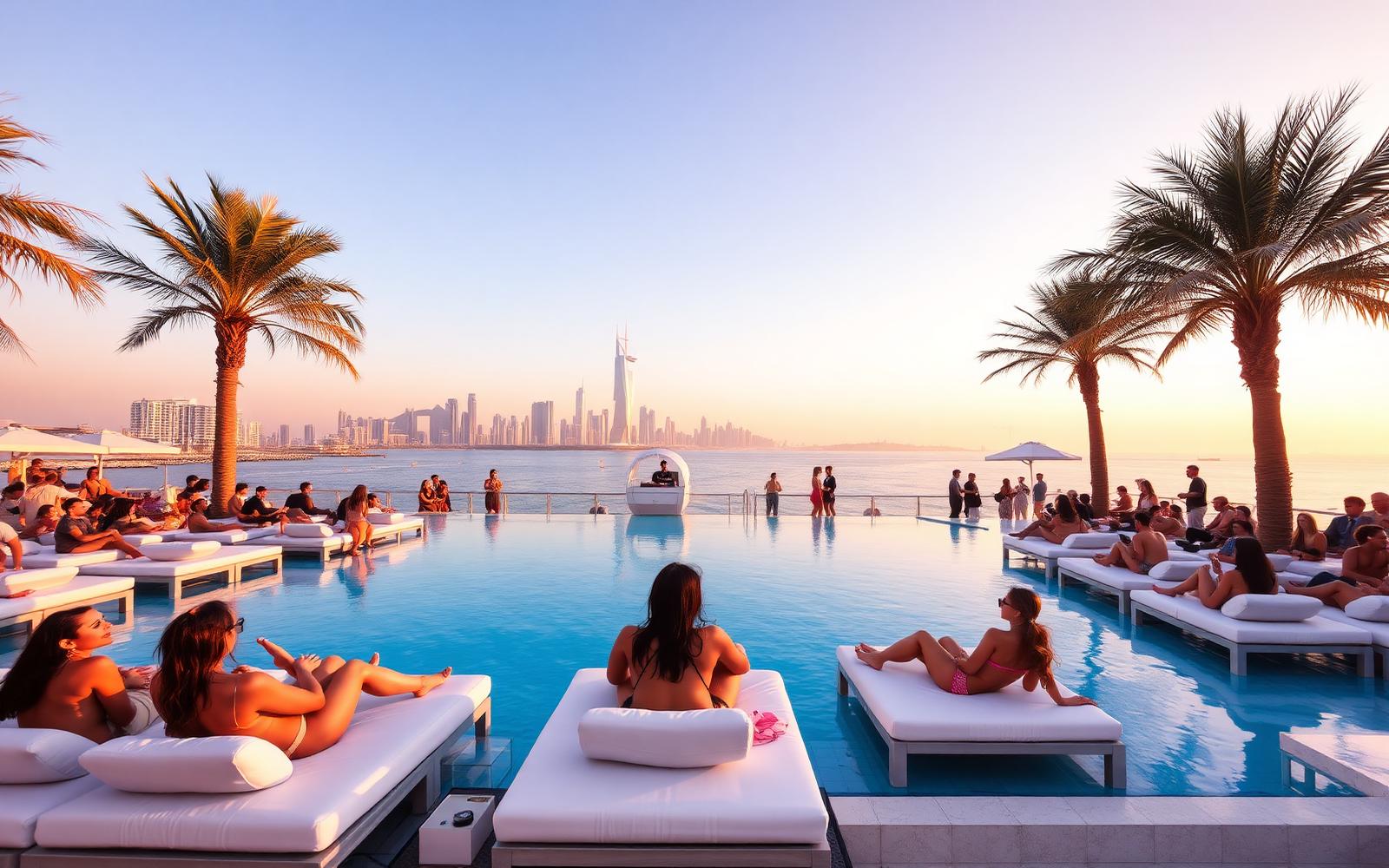 Beach — Beach clubs and day beds